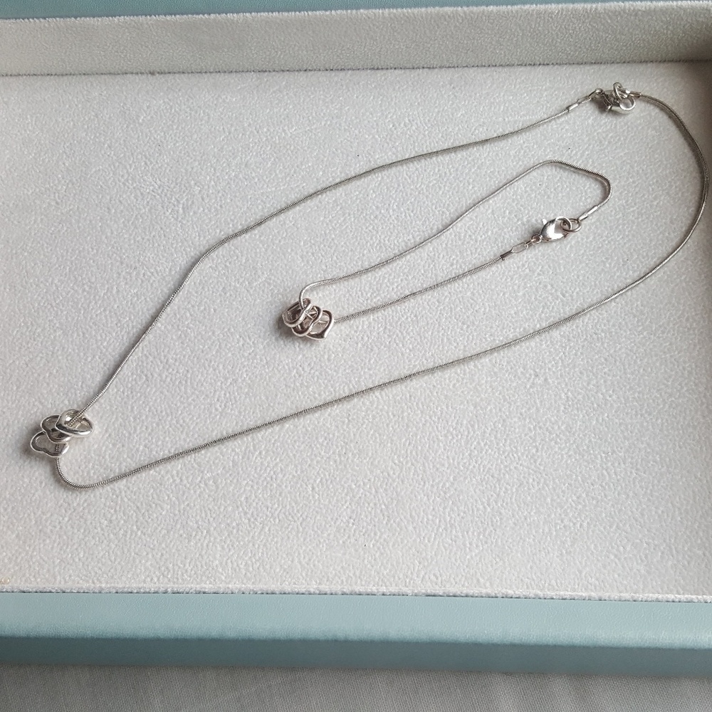 Hearts Necklace and bracelet set